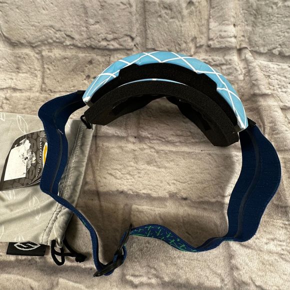 Smith Optics Adult Tinted Lens Adjustable Racing BMX Ski Goggles Carrying Bag - Picture 4 of 6